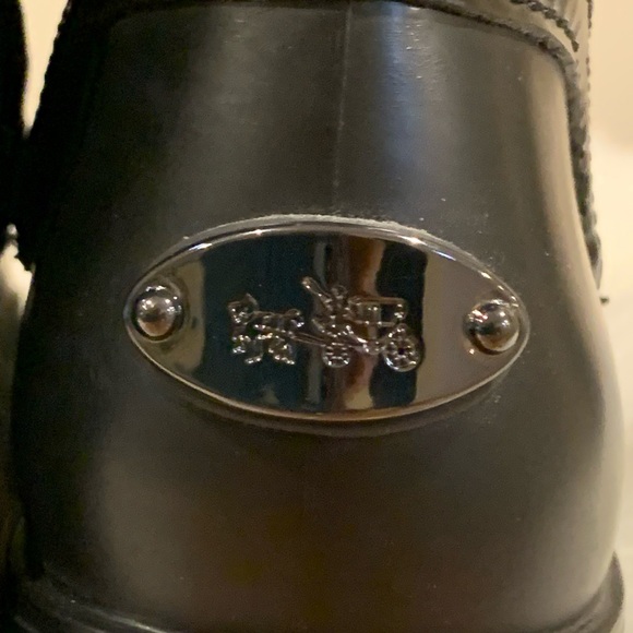 New COACH Women’s Zena pull on Mid calf Boots size 8B - Picture 10 of 14